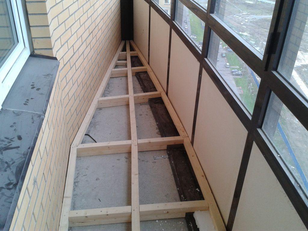 ремонт балконного пола