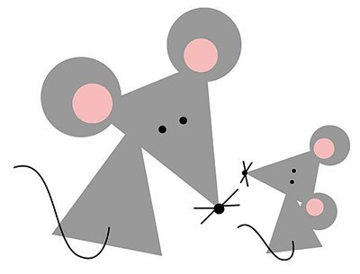 Выкройка мышки или крысы из ткани своими руками в натуральную величину
